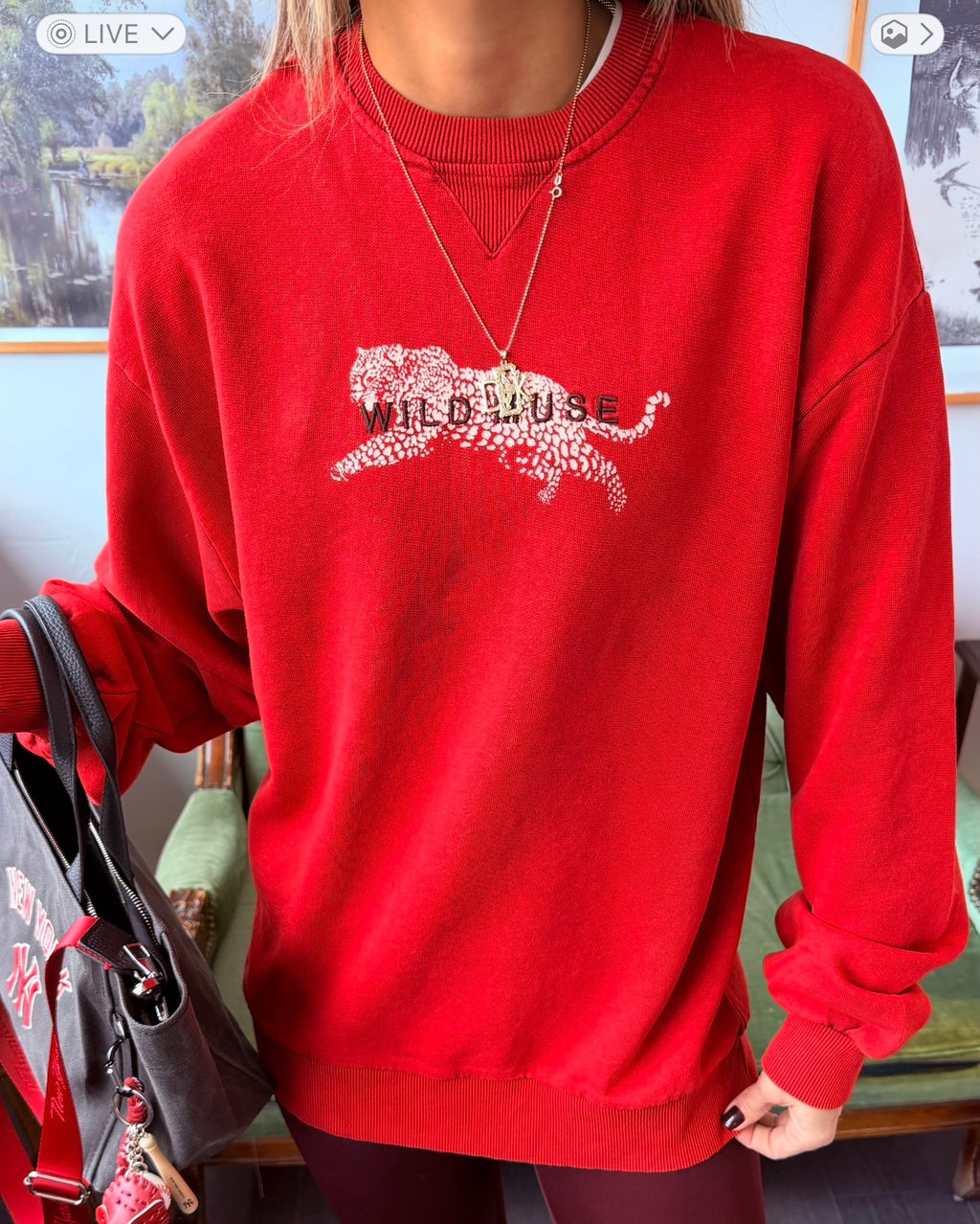 Wild Muse Leopard Sweat