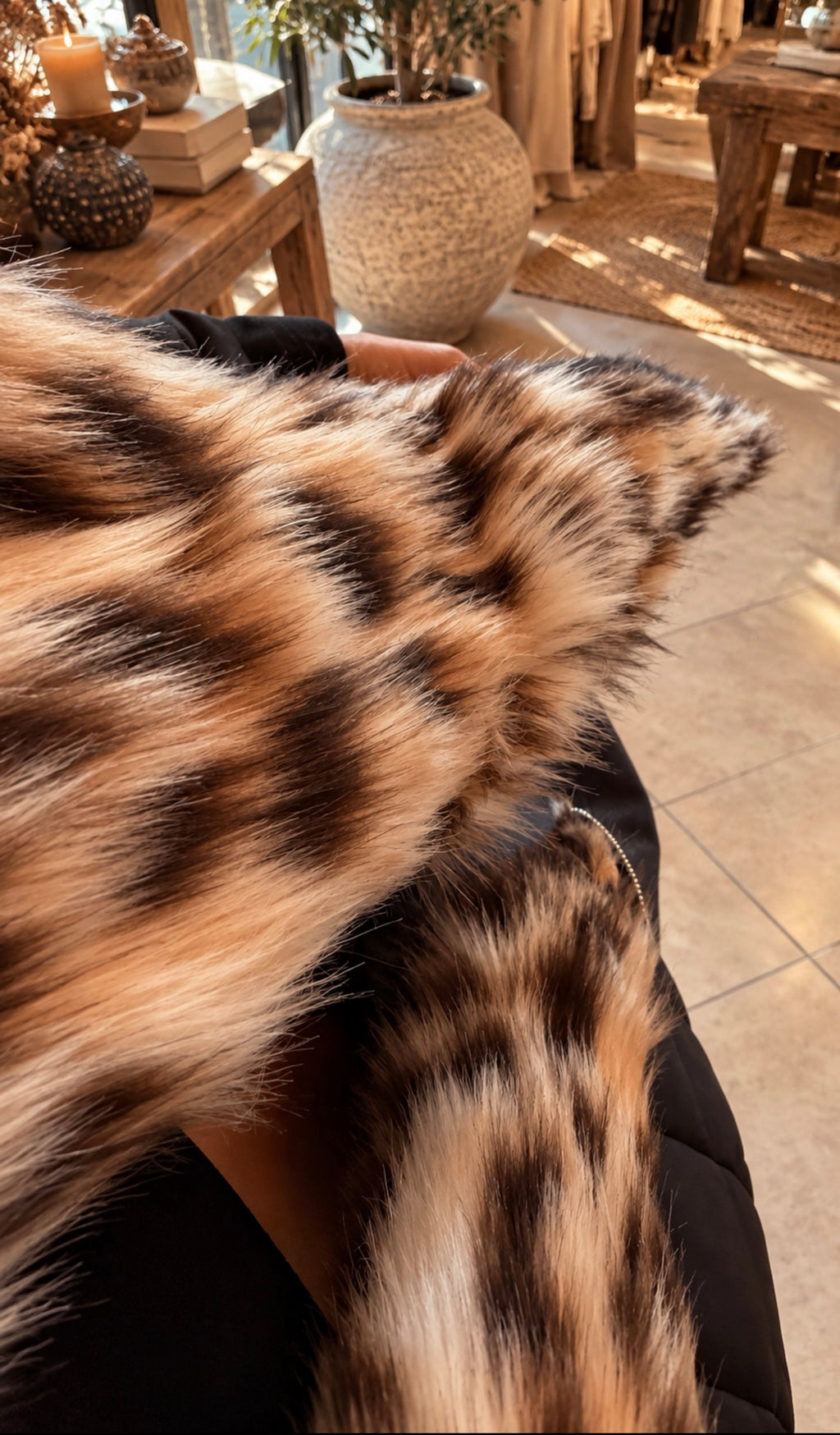 Leo Fur Şişme Mont