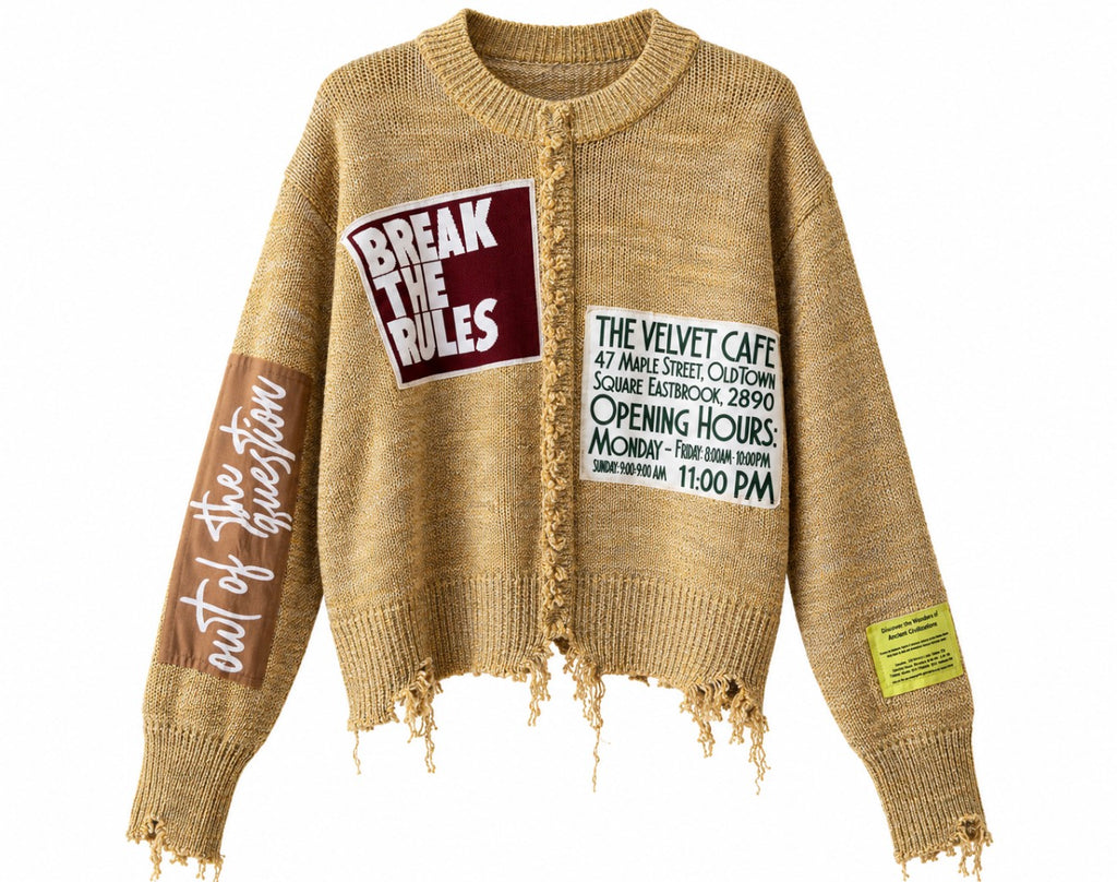Meta Distressed Triko Kazak
