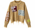 Meta Distressed Triko Kazak