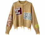 Meta Distressed Triko Kazak