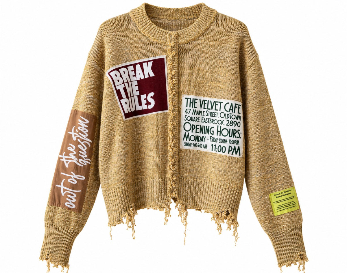 Meta Distressed Triko Kazak