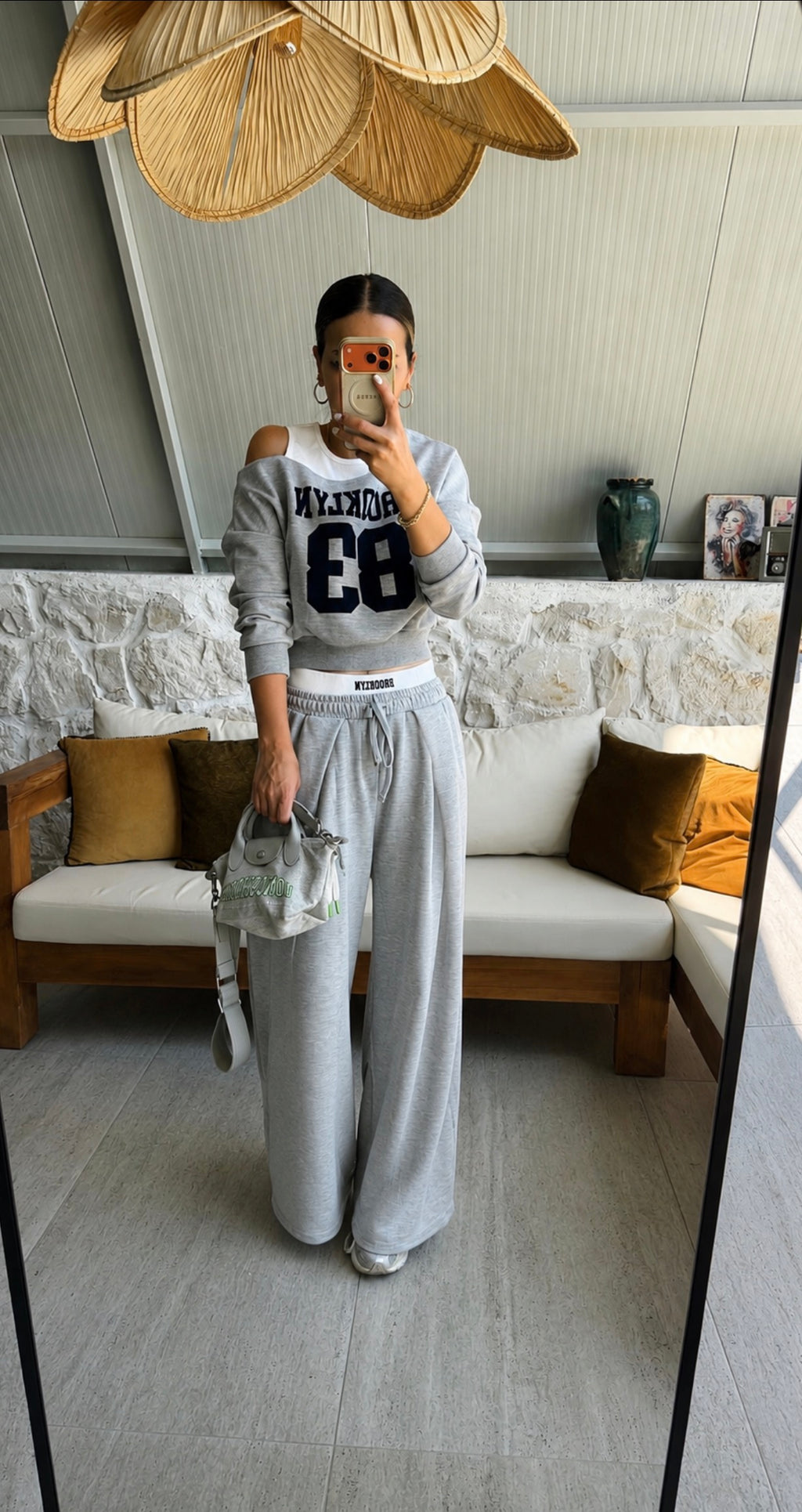 Brooklyn Gri Eşofman Takım