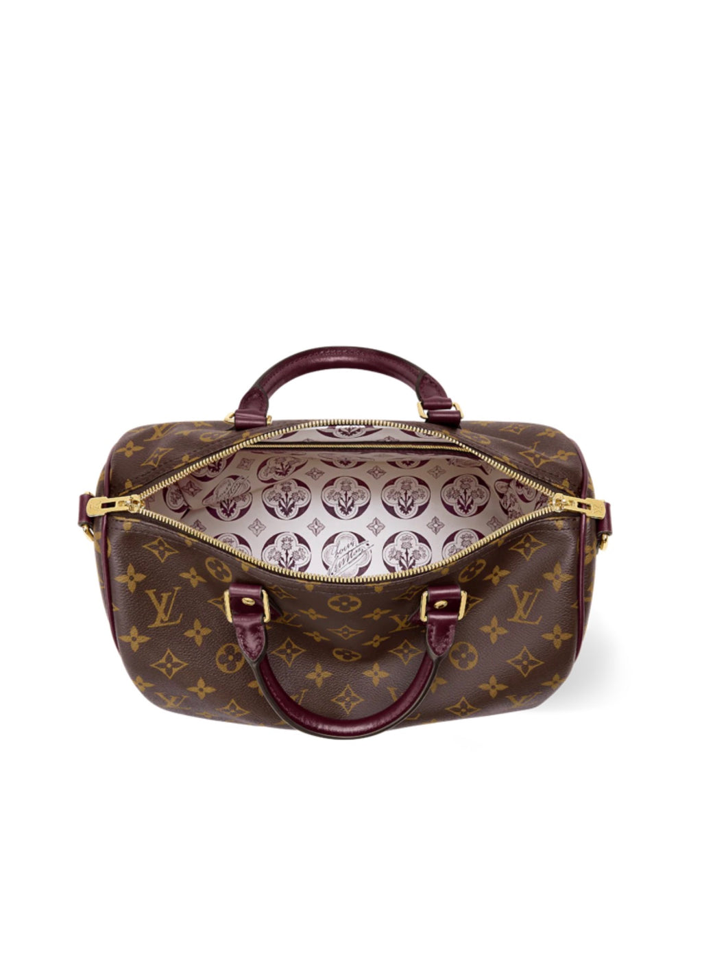 Louıs Vuıtton Speedy Soft Bordo