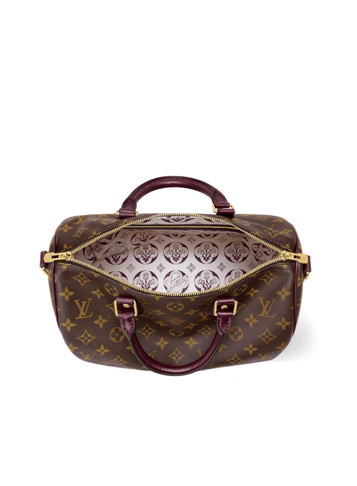 Louıs Vuıtton Speedy Soft Bordo