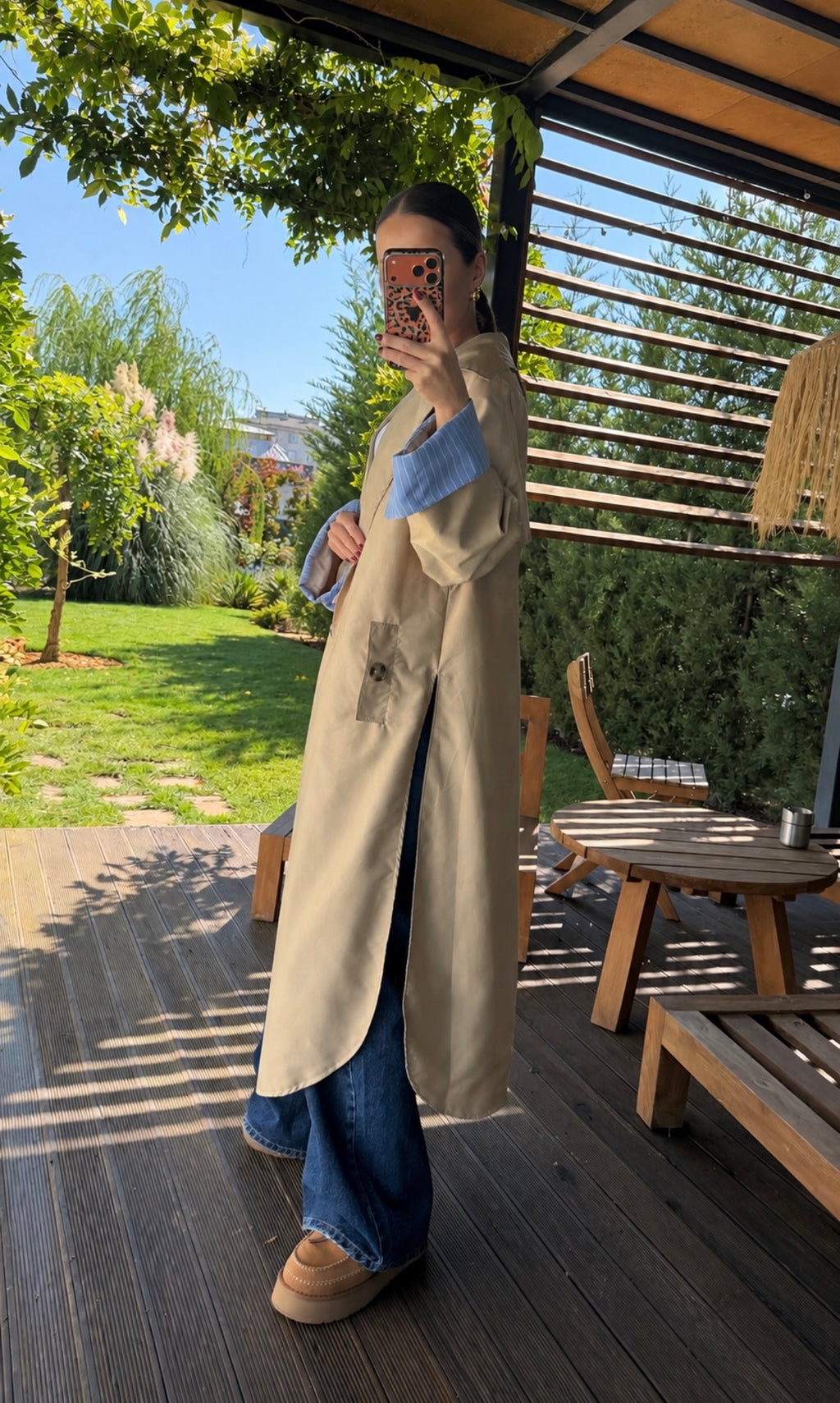Astar Detaylı Trençkot