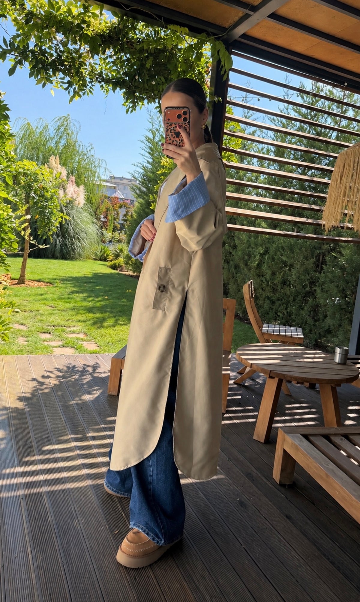 Astar Detaylı Trençkot