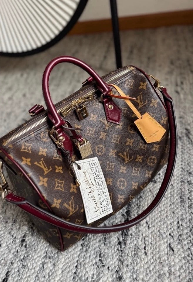 Louıs Vuıtton Speedy Soft Bordo