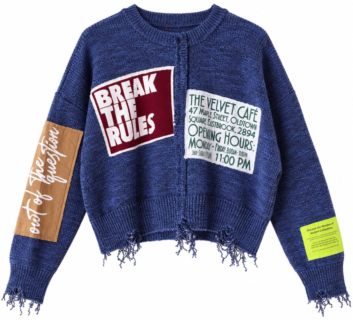 Break The Rules Distressed Triko
