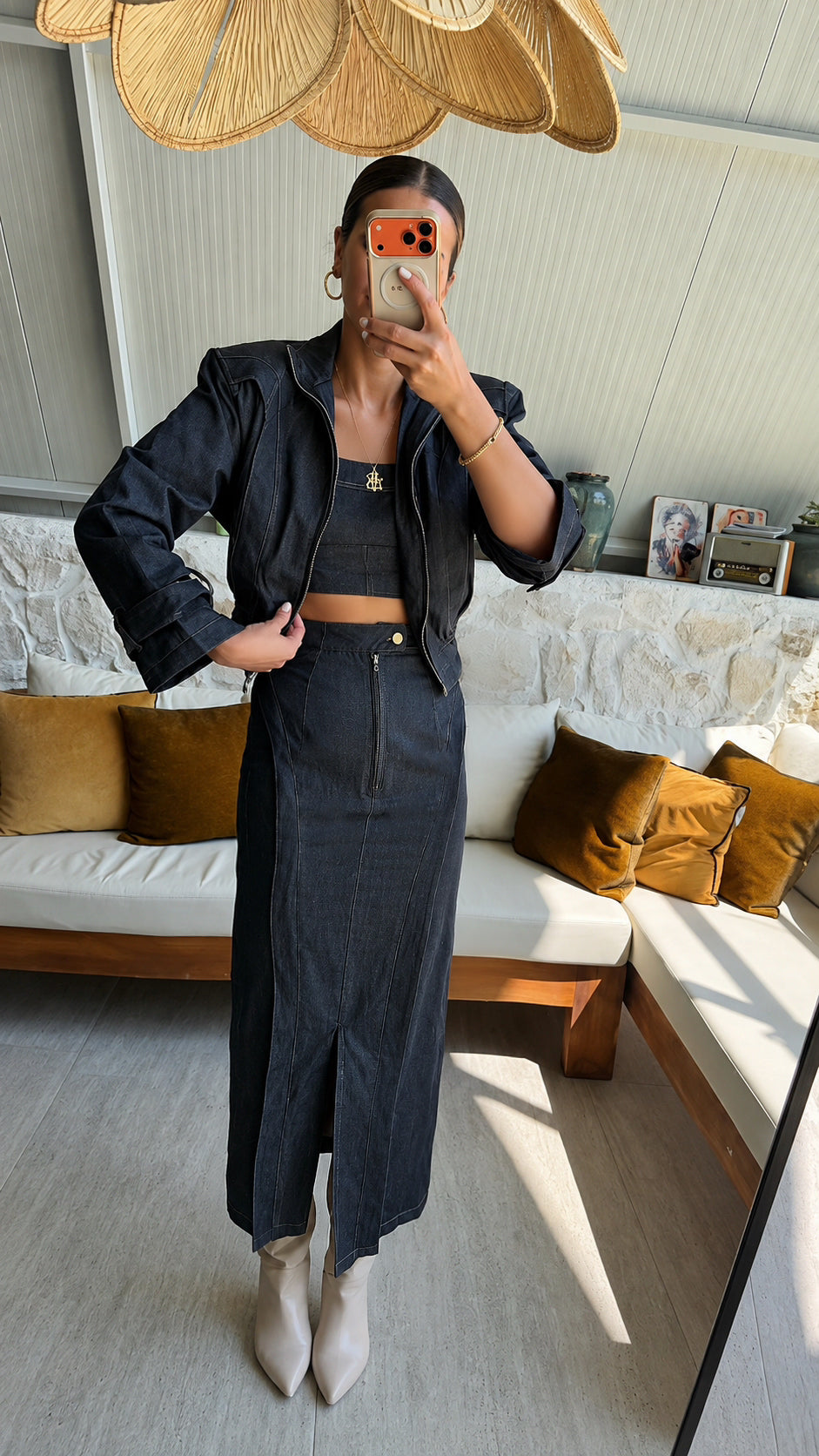 Denim Muse Üçlü Takım